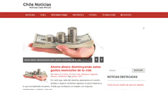 Desktop Screenshot of chilenoticias.cl